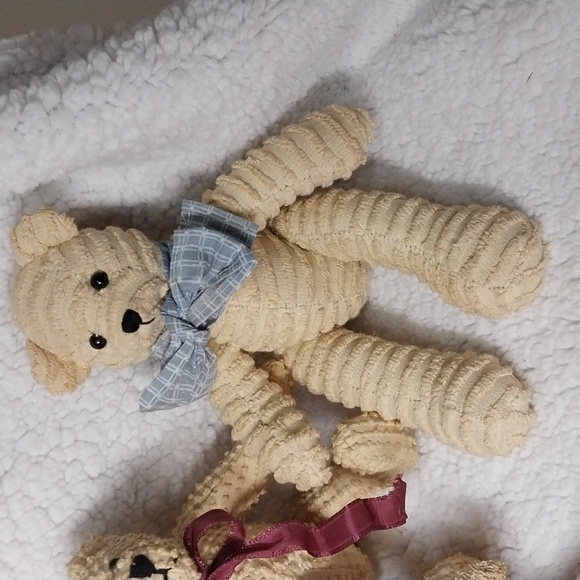 Lot of 3 bears . 2 Chenille, 1 Terrycloth. - Picture 3 of 7